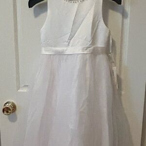 Elegant White Kids Dress